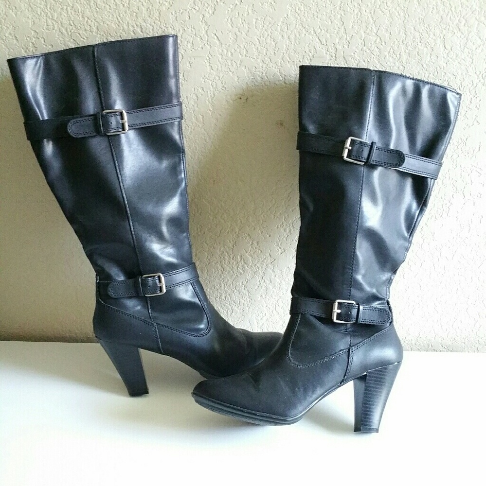 croft & barrow Black High Heel Boots